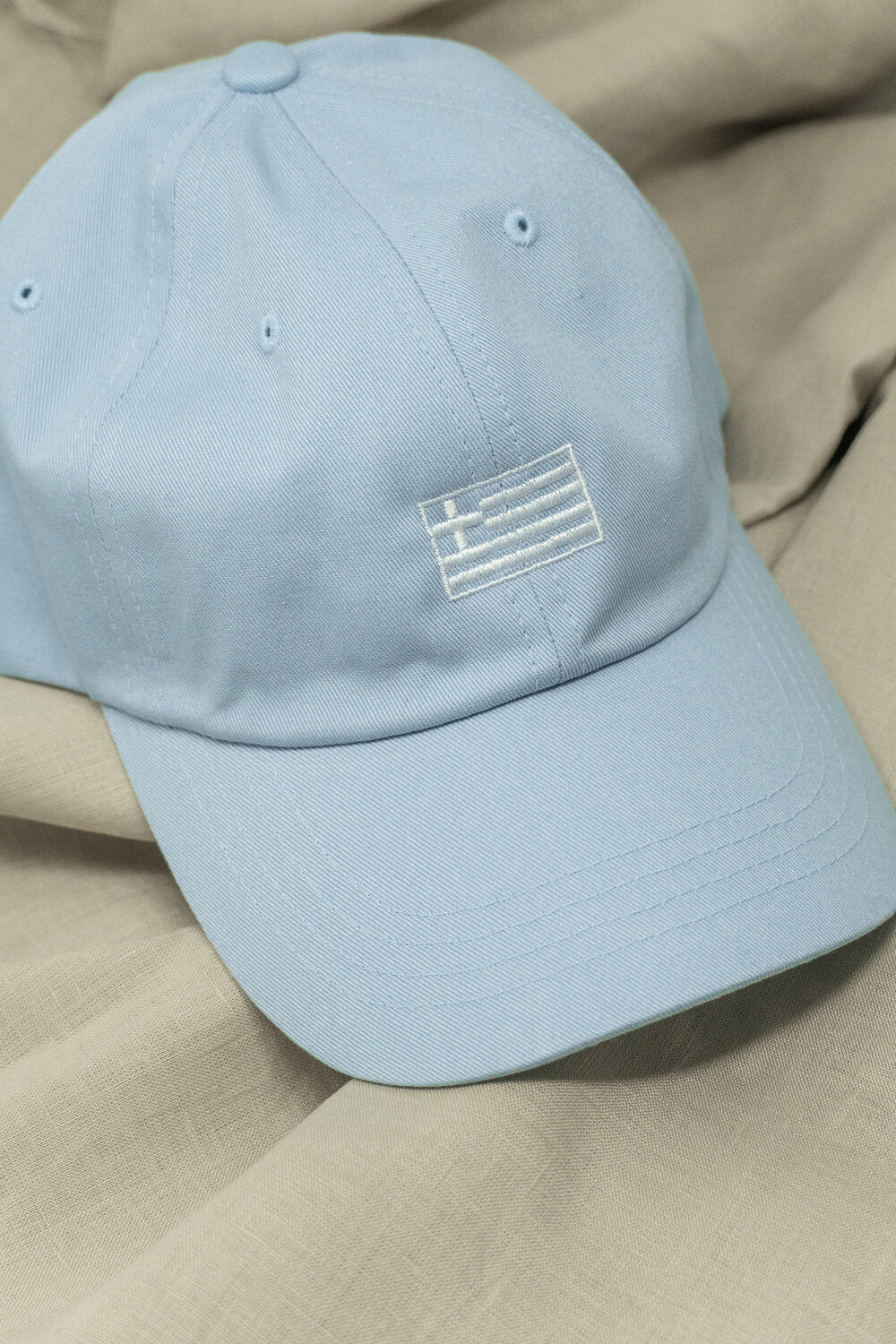 GREEK FLAG HAT - BLUE